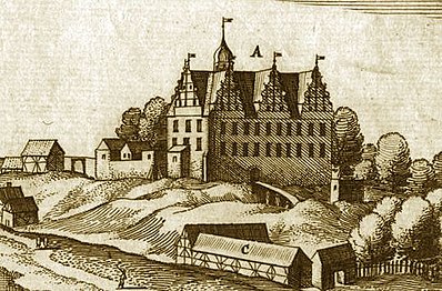 Замок Нойведель около 1652 год