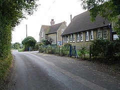 Eastling County Primary school. Standing on Kettle Hill Road on the southeastern edge of the village.