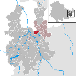 Läget för kommunen Endschütz i Landkreis Greiz