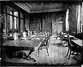 Reading room, University Library. Glass negative, circa 1880. Photographer: Jan Goedeljee (1824–1905).
