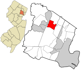 Location in Essex County and the state of New Jersey.