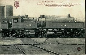 Locomotive 6.122 du Nord, en service sur la Grande Ceinture.