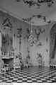 Palazzo di Sanssouci, La "camera di Voltaire" o "camera dei fiori". Foto del 1950 circa.