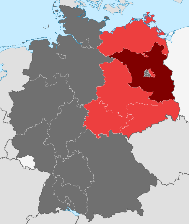 ブランデンブルク州の位置