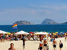 Gay friendly beach in Rio de Janeiro Gay Beach-Ipanema-Rio de Janeiro Brazil.jpg