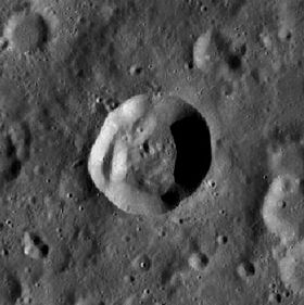 Снимок зонда Lunar Reconnaissance Orbiter.