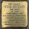 Stolperstein für Herta Böttcher