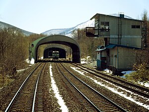 线路所全景（摄于2009年4月）