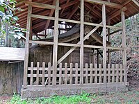 一間社流造の鹿島緒名太神社本殿