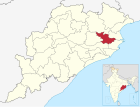 Localisation de District de Jajpurजाजपुर जिला