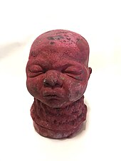 19th century death mask of an infant Infant Death Mask.jpg