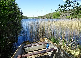 Källtorpssjöns ostligaste del.