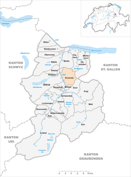 Karte Gemeinde Ennenda 2007.png