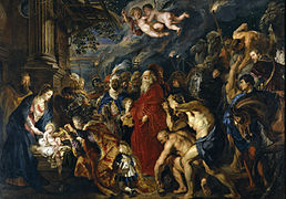 La adoración de los magos, de Rubens, 1628-1629.