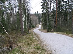 Piste du parc.