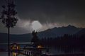 Lightning Over Redfish Lake 2013 Taken by Thayne Breezee