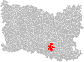 Localisation de Communauté de communes des Trois Forêts