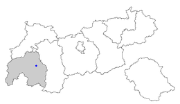 Location of Ladis within Tyrol