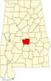 Localizacion de Autauga Alabama