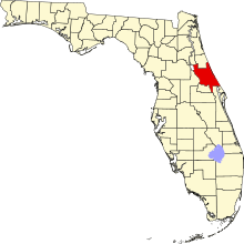 Разположение на окръга във Флорида