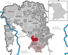 Lage der Gemeinde Mespelbrunn im Landkreis Aschaffenburg