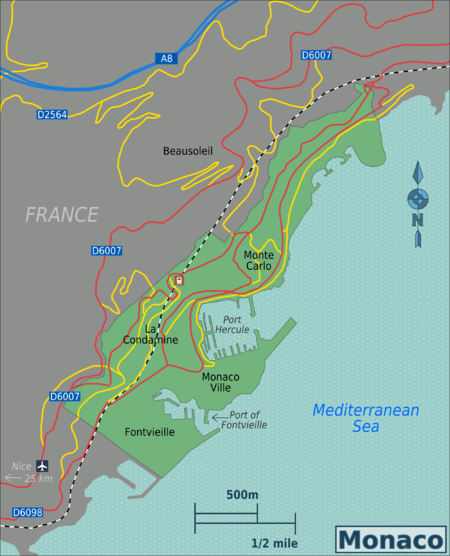 Mappa divisa per regioni