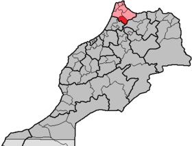 Localisation de Province de Ouezzane