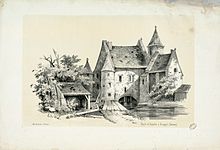 Roquettes Watermill Ni Eugène De Malbos, mga 1840
