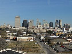 Skyline of Metropolitan Government of Nashville and Davidson County