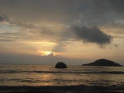 Tramonto a Palolem beach