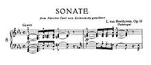 Miniatura per Sonata per a piano núm. 8 (Beethoven)