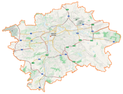 Mapa lokalizacyjna Pragi