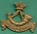 Cap badge of the Royal Guernsey Light Infantry