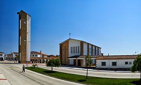Igreja paroquial de Rada, um dos concelhos do município de Murillo el Cuende