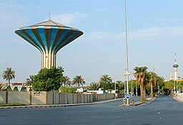 Vattentorn i huvudstaden Riyadh.