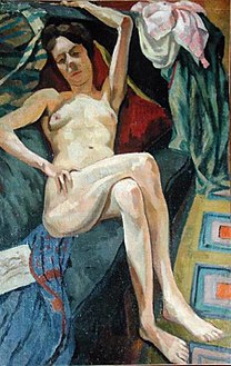 Femme sur un sofa, Roger Fry (c 1915)