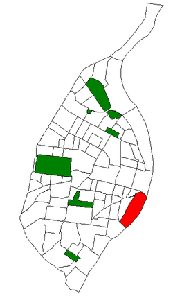 Location of Kosciusko within St. Louis