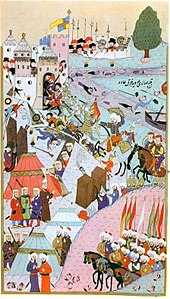 Ottoman wars in Europe Siege of Belgrade (Nandorfehervar) 1456.jpg