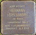 Stolperstein für Hermann Hirschhorn (Ludolf-Camphausen-Straße 34)