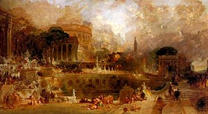 The Destruction of Corinth, Thomas Allom .