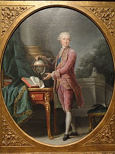 Prințul de Nassau, de Élisabeth Vigée Le Brun, 1776