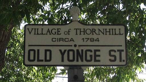 Thornhill Ontario Sign Cropped