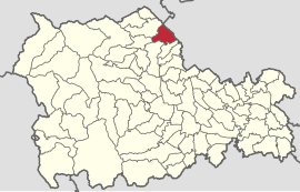 Location in Neamț County