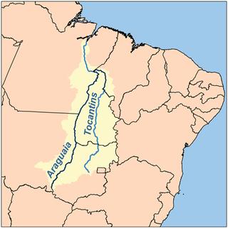 Map of the Araguaia/Tocantins Watershed