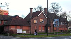 Tree House, Crawley, no longer recognizable as a 15th-century building Tree House, 103 High Street, Crawley (IoE Code 363351).jpg