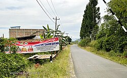 Tanda selamat datang di Nagori Nagasaribu