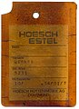 Werksausweis Hoesch Estel
