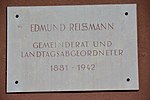 Edmund Reismann - Gedenktafel