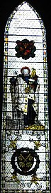 The Robert William Bilton Hornby window in York Minster, dedicated to a Castle alumnus. York Minster - RWB Hornby Window.jpg