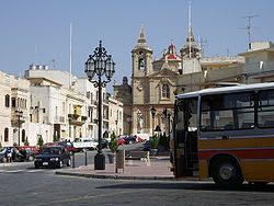 Main square of Żurrieq